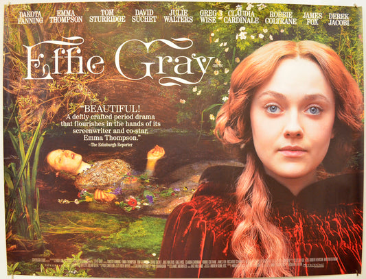 Effie Gray  Original Quad Poster - Film Poster - Movie Poster