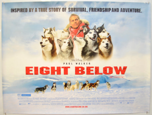 Eight Below Original Quad Poster - Film Poster - Movie Poster - Cinema Poster