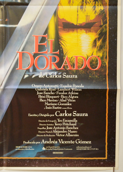 EL DORADO (Bottom Right) Cinema One Sheet Movie Poster 