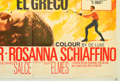 EL GRECO (Bottom Right) Cinema Quad Movie Poster 