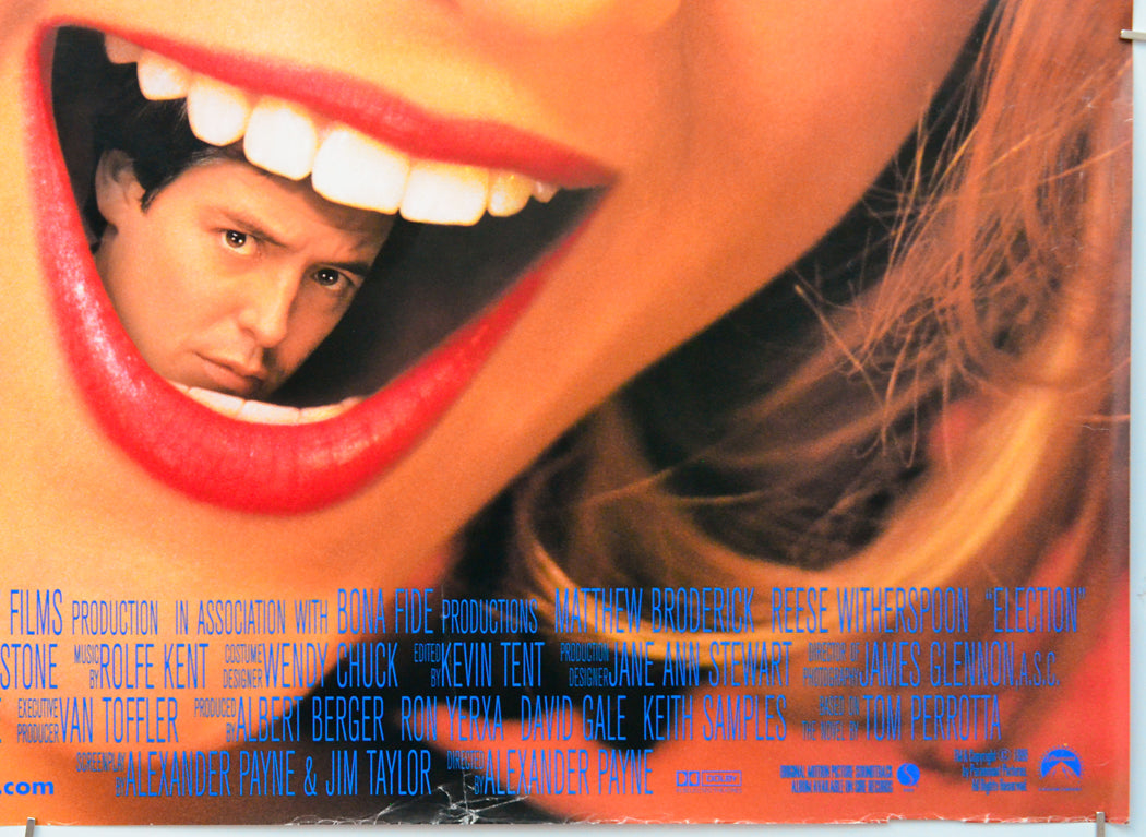 Election (Bottom Right) Cinema Quad Movie Poster 