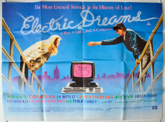 Electric Dreams Original British Quad Poster - Movie Poster