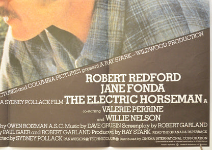 THE ELECTRIC HORSEMAN (Bottom Right) Cinema Quad Movie Poster 