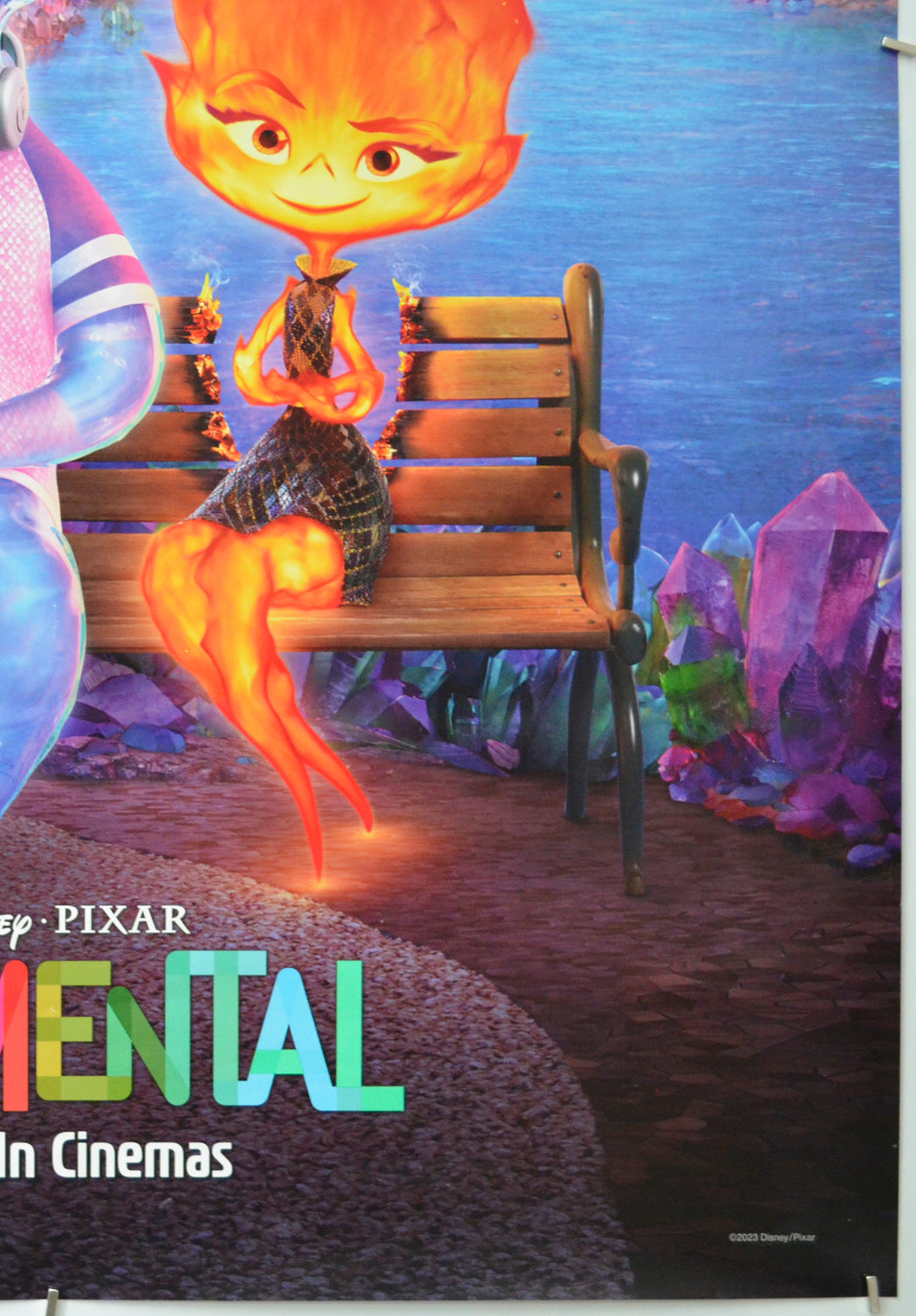 ELEMENTAL (Bottom Right) Cinema One Sheet Movie Poster 