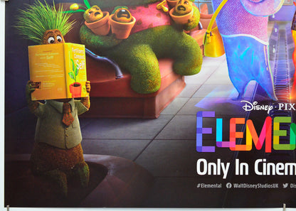 Elemental (Bottom Left) Cinema Quad Movie Poster 