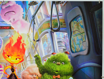 Elemental (Top Right) Cinema Quad Movie Poster 