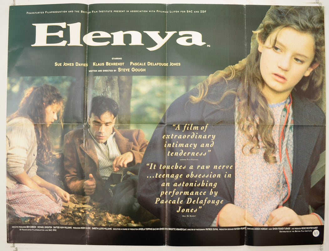 Elenya   Original Quad Poster - Film Poster - Movie Poster 