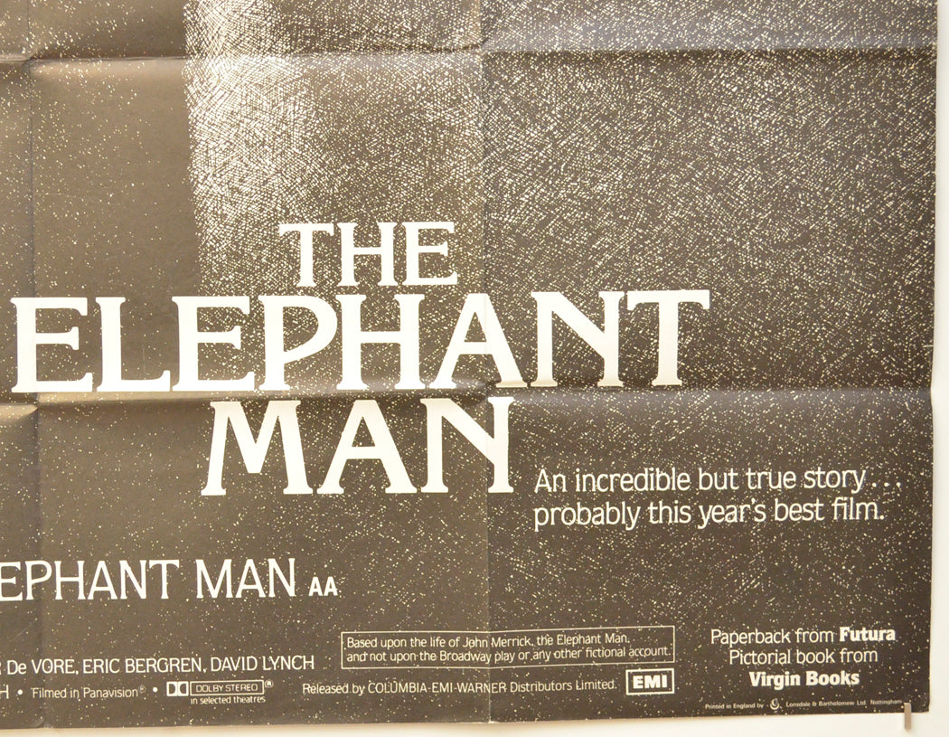 THE ELEPHANT MAN (Bottom Right) Cinema Quad Movie Poster 