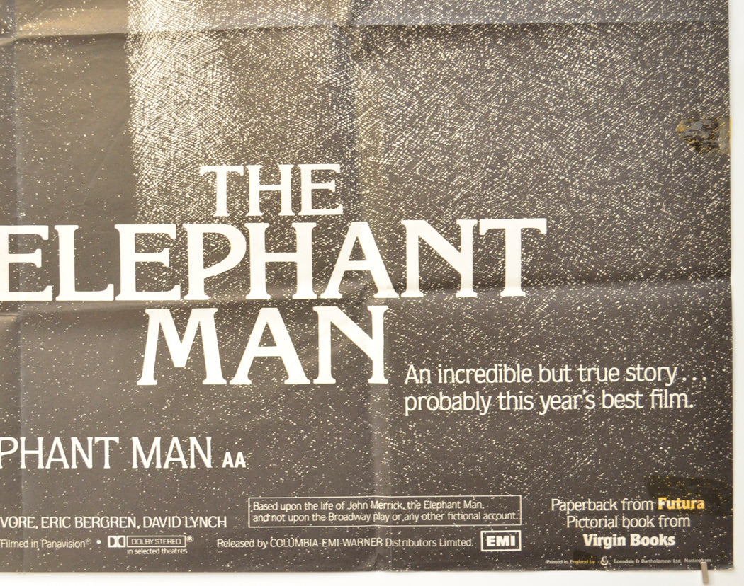 THE ELEPHANT MAN (Bottom Right) Cinema Quad Movie Poster 