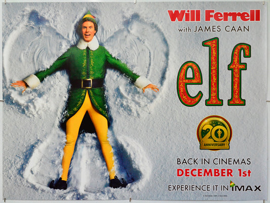Elf - Original Quad Poster - Film Poster - Movie Poster