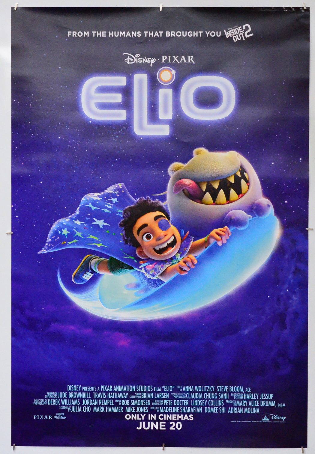 Elio - Original One Sheet Poster - Film Poster - Movie Poster 