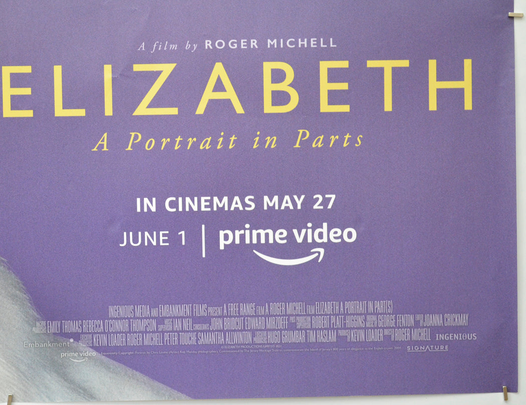 ELIZABETH: A PORTRAIT IN PARTS (Bottom Right) Cinema Quad Movie Poster 