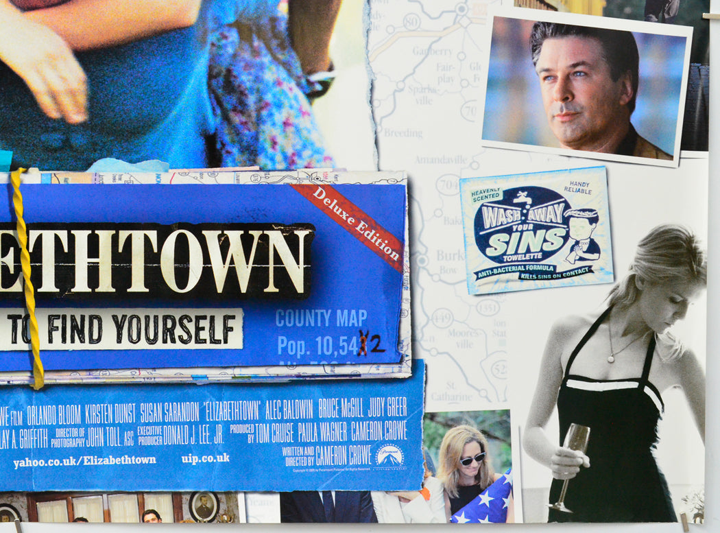 Elizabethtown (Bottom Right) Cinema Quad Movie Poster 