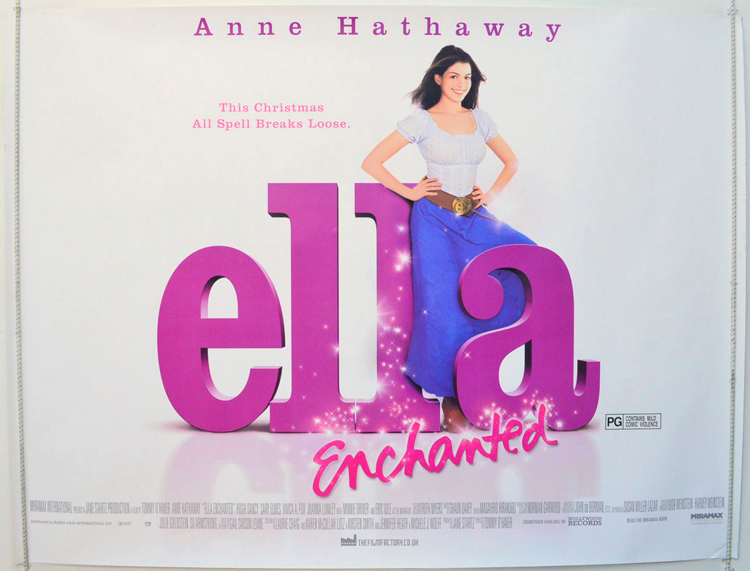 Ella Enchanted Original British Quad Poster - Film Poster - Movie Poster 