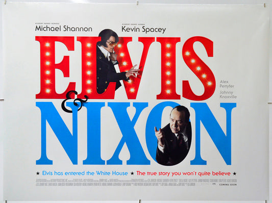 Elvis And Nixon - Original Quad Poster - Film Poster - Movie Poster