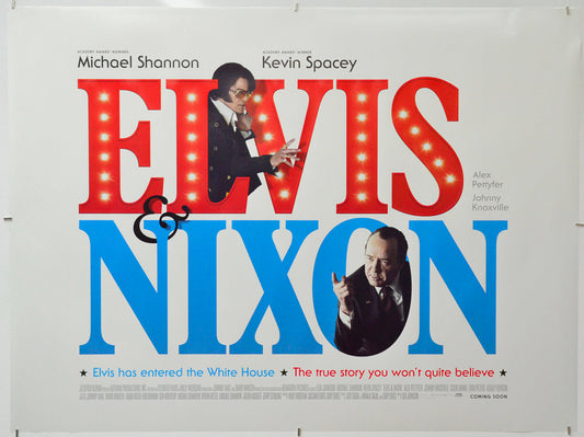 Elvis And Nixon - Original Quad Poster - Film Poster - Movie Poster
