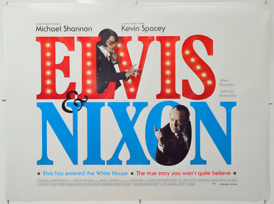 Elvis And Nixon - Original Quad Poster - Film Poster - Movie Poster