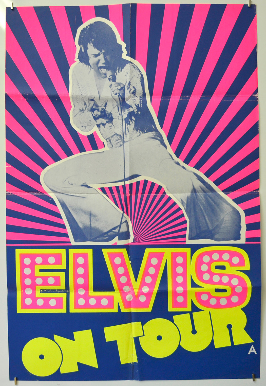 Elvis On Tour Original Double Crown Poster - Film Poster - Movie Poster