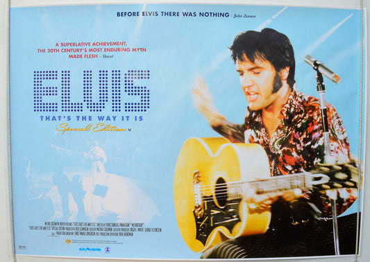 Elvis - That's The Way It Is   Original British Quad Poster - Film Poster - Movie Poster