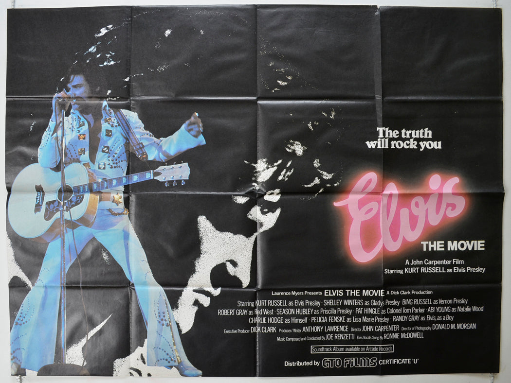 Elvis The Movie   Original Quad Poster - Film Poster - Movie Poster 