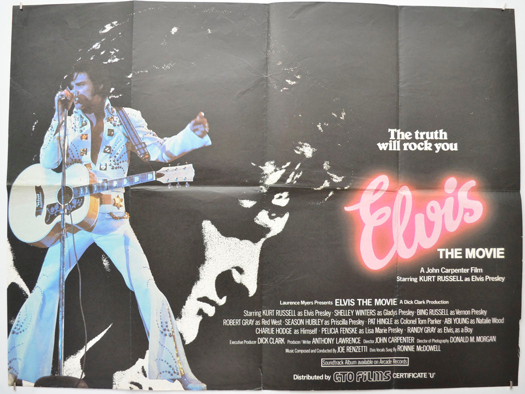 Elvis The Movie Original Quad Poster - Film Poster - Movie Poster