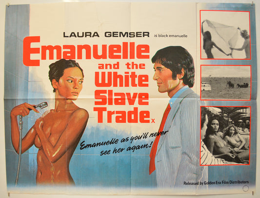 Emanuelle And The White Slave Trade (a.k.a. La via della prostituzione)  Original Quad Poster - Film Poster - Movie Poster