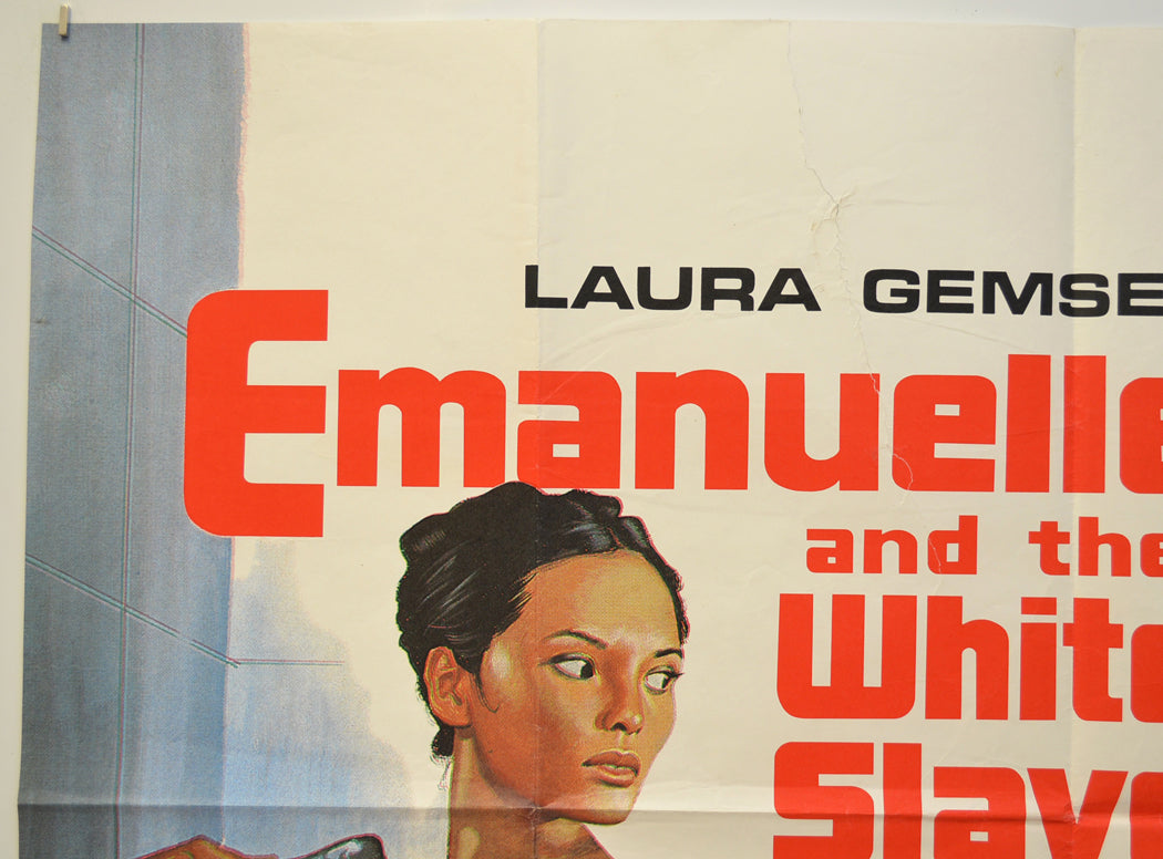 EMANUELLE AND THE WHITE SLAVE TRADE (Top Left) Cinema Quad Movie Poster 