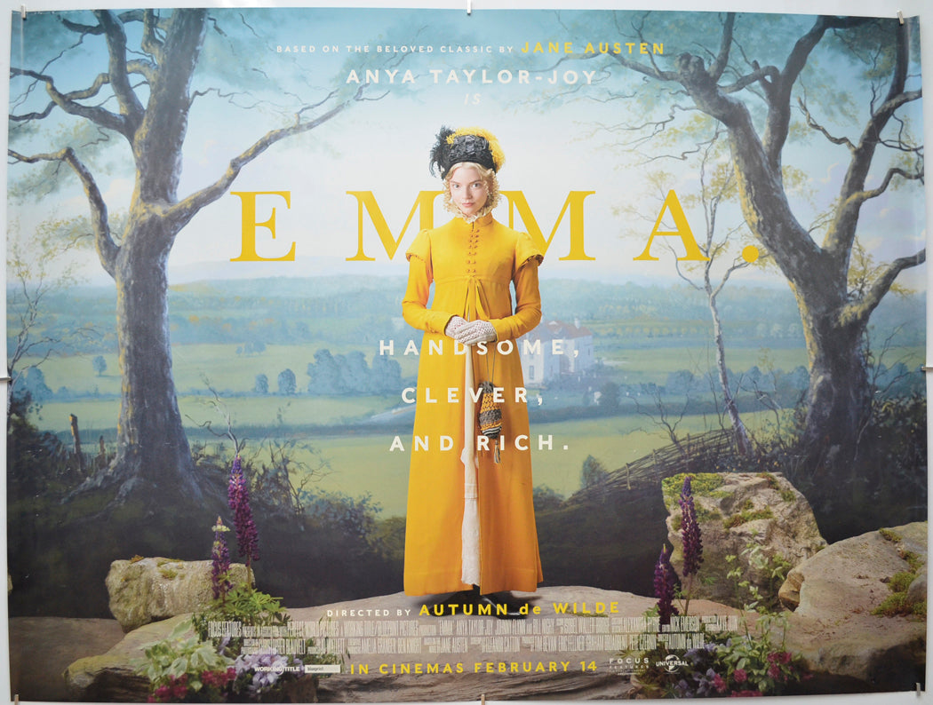 Emma - Original Quad Poster - Film Poster - Movie Poster