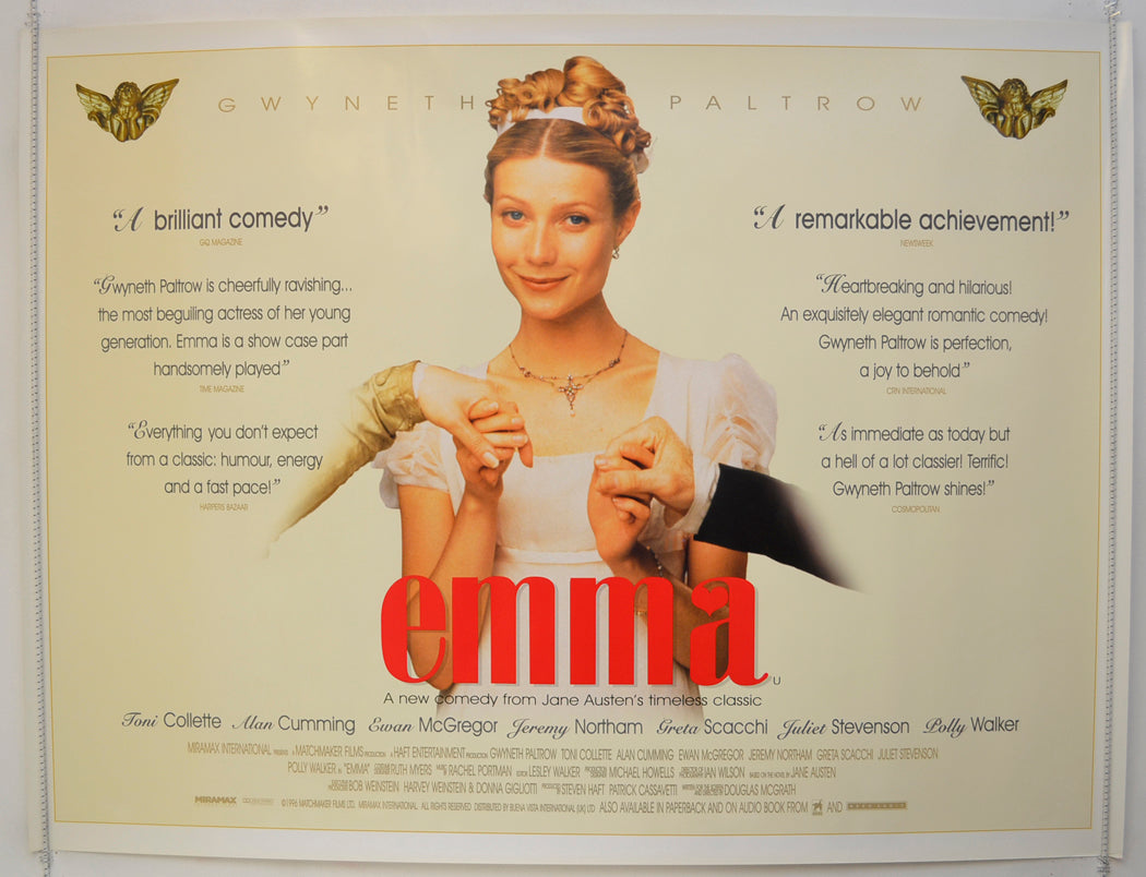 Emma  Original Quad Poster - Film Poster - Movie Poster