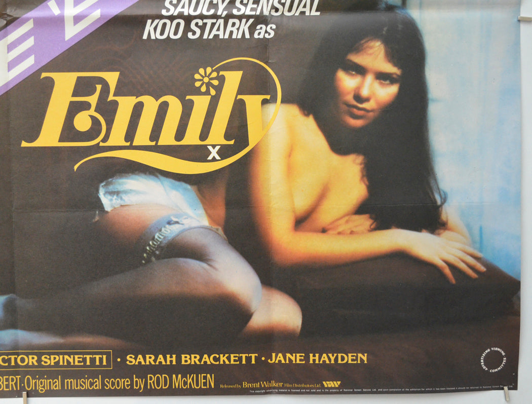 EMMANUELLE / EMILY (Bottom Right) Cinema Quad Movie Poster 