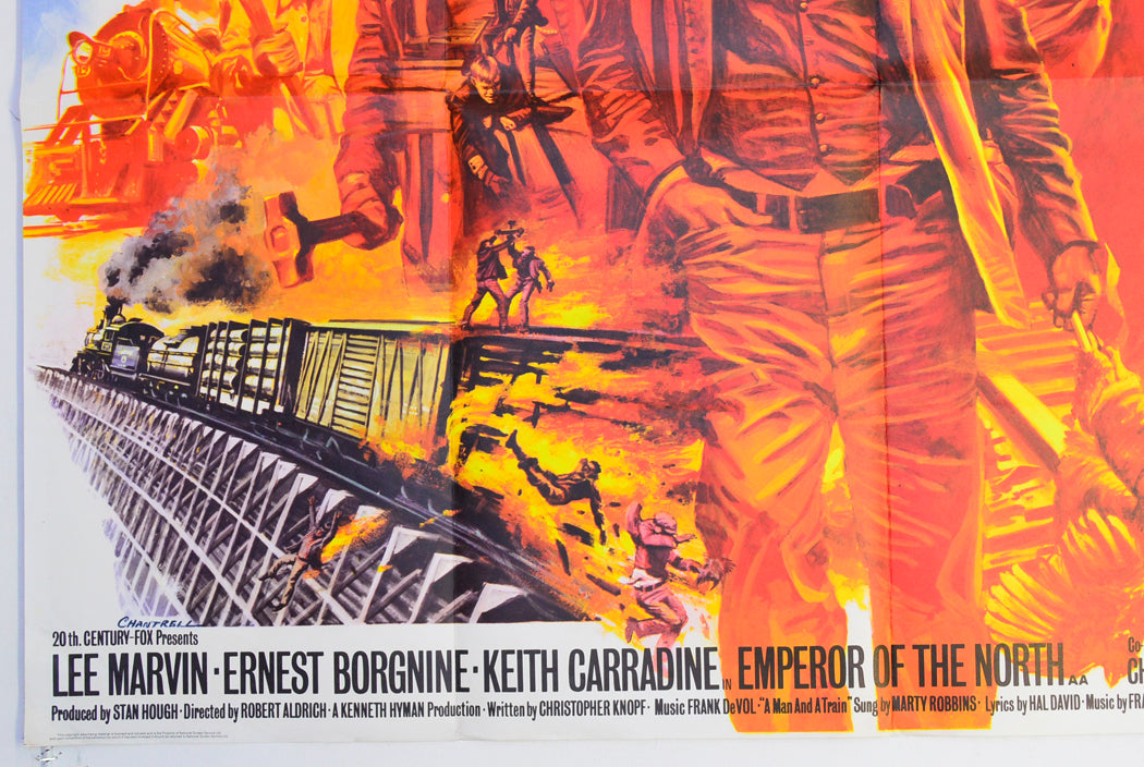 EMPEROR OF THE NORTH (Bottom Left) Cinema Quad Movie Poster 