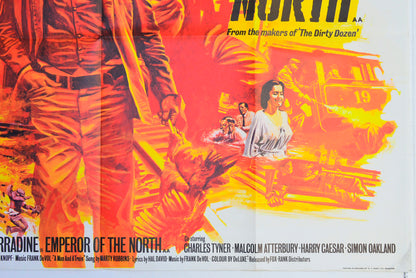 EMPEROR OF THE NORTH (Bottom Right) Cinema Quad Movie Poster 