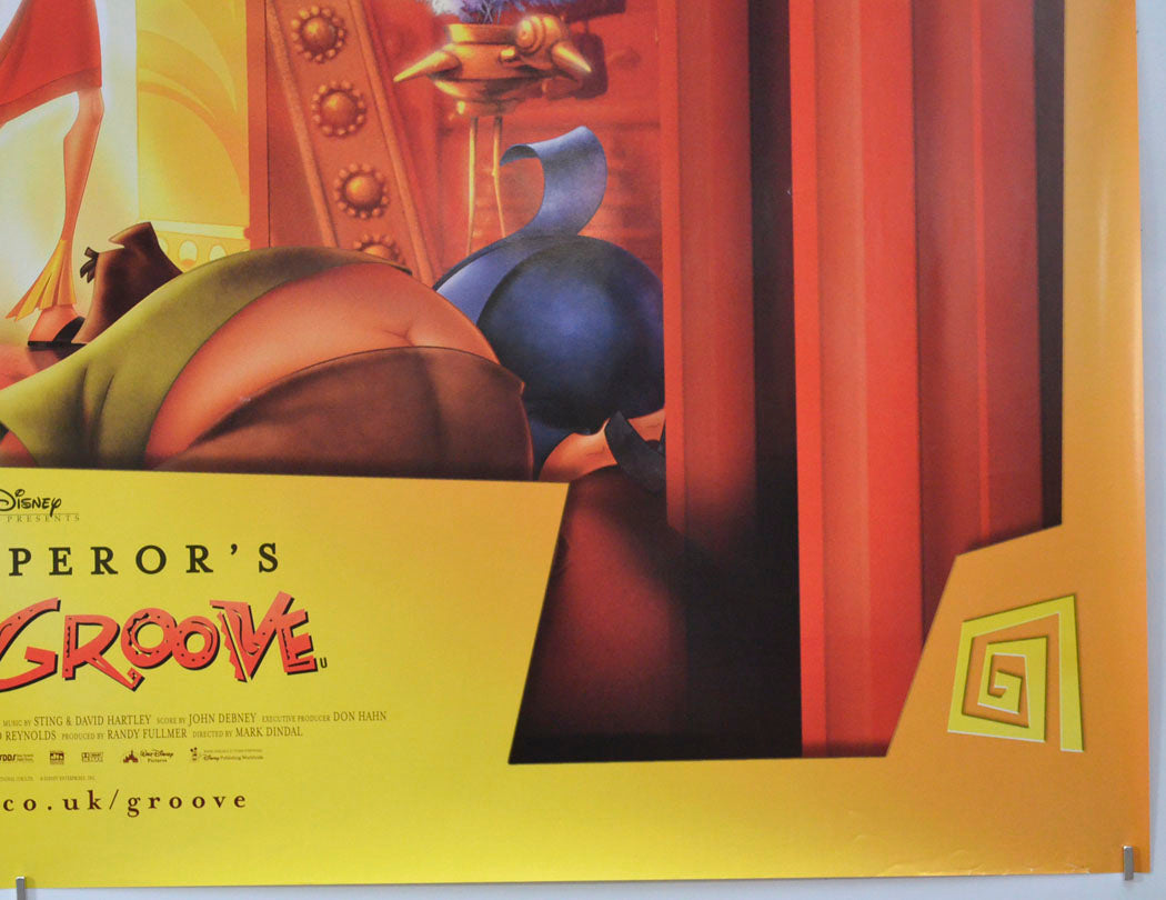 THE EMPEROR’S NEW GROOVE (Bottom Right) Cinema Quad Movie Poster 