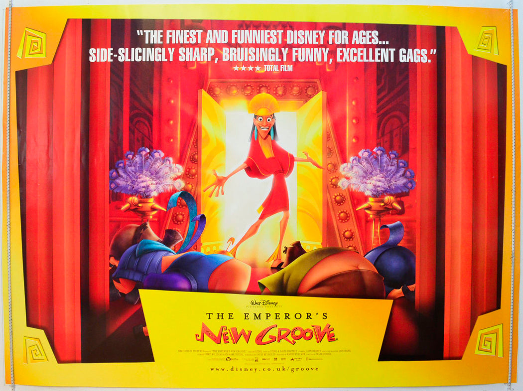 The Emperor's New Groove Original British Quad Poster - Film Poster - Movie Poster 