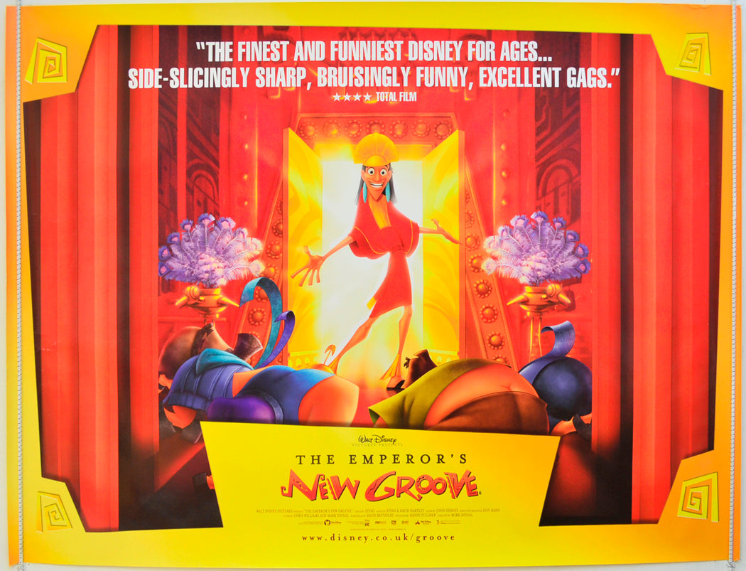 The Emperor's New Groove Original Quad Poster - Film Poster - Movie Poster  