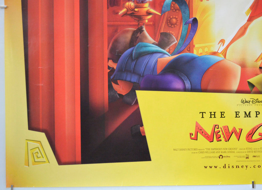 THE EMPEROR’S NEW GROOVE (Bottom Left) Cinema Quad Movie Poster 