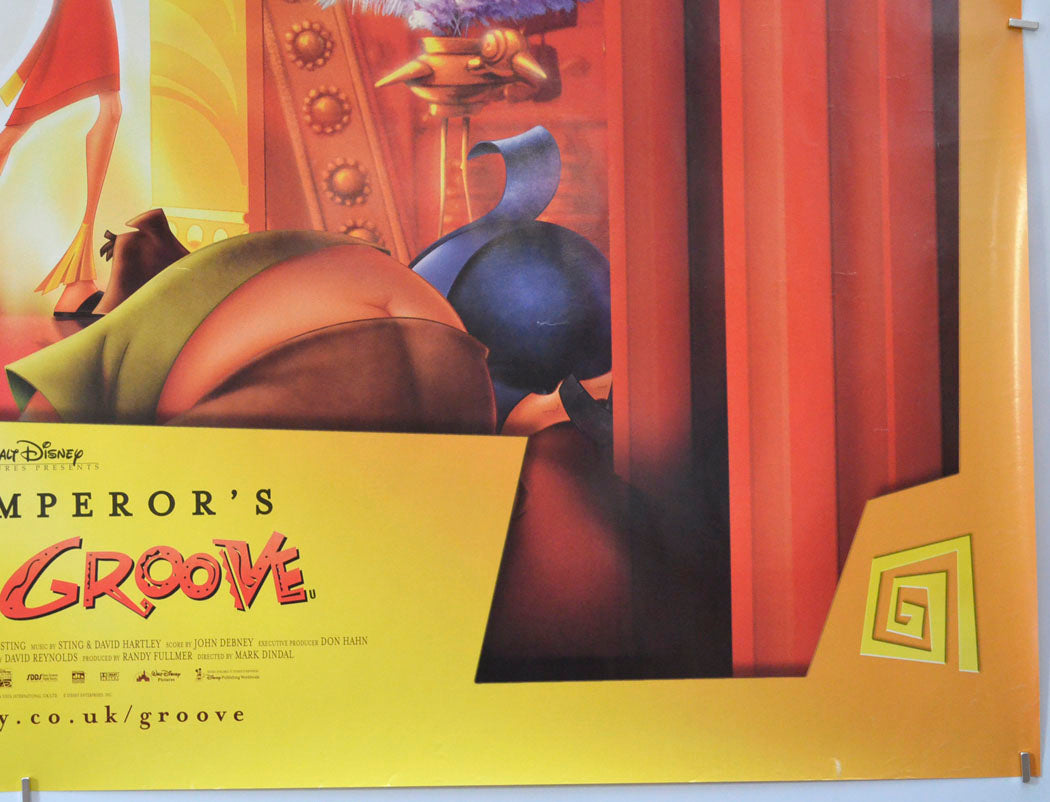 THE EMPEROR’S NEW GROOVE (Bottom Right) Cinema Quad Movie Poster 