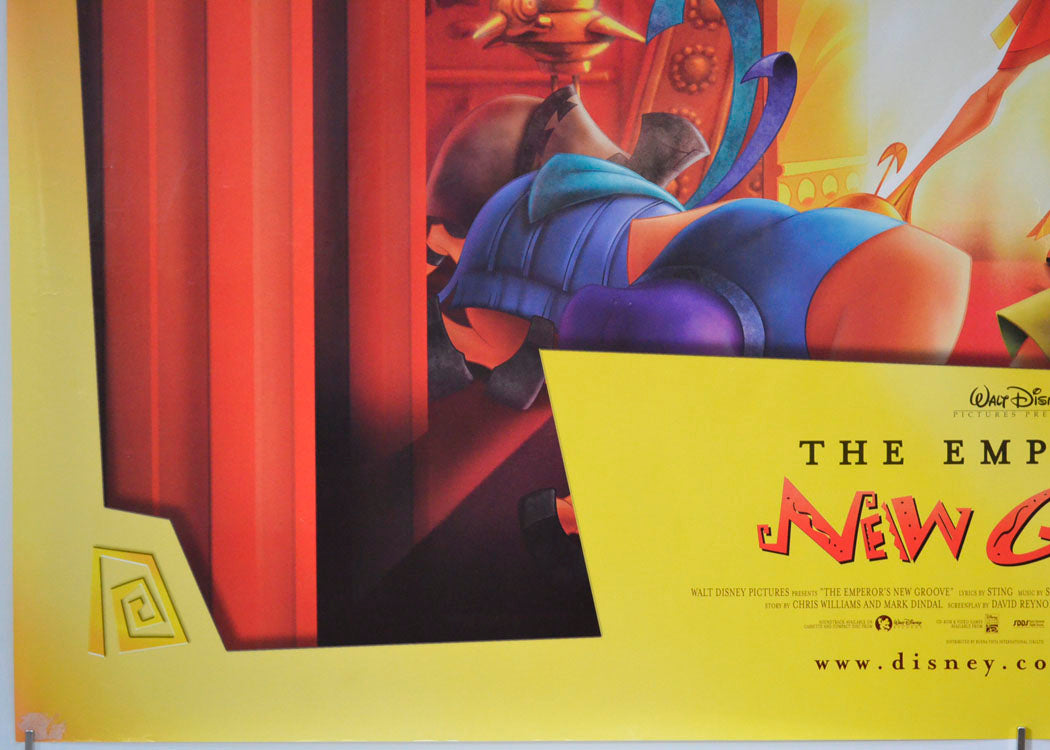 THE EMPEROR’S NEW GROOVE (Bottom Left) Cinema Quad Movie Poster 