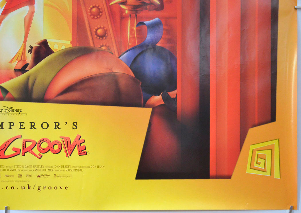 THE EMPEROR’S NEW GROOVE (Bottom Right) Cinema Quad Movie Poster 