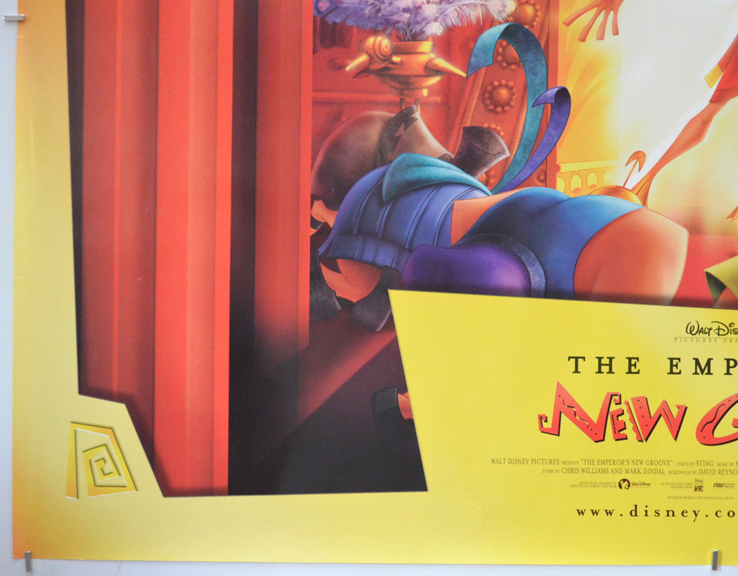 THE EMPEROR’S NEW GROOVE (Bottom Left) Cinema Quad Movie Poster 