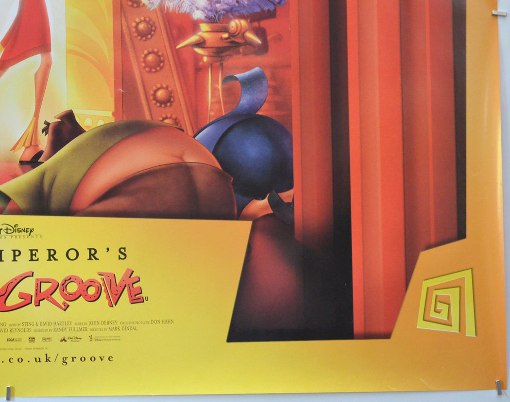 THE EMPEROR’S NEW GROOVE (Bottom Right) Cinema Quad Movie Poster 