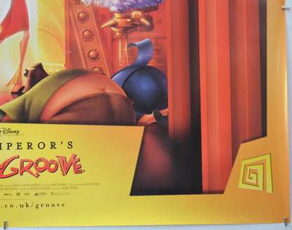 THE EMPEROR’S NEW GROOVE (Bottom Right) Cinema Quad Movie Poster 