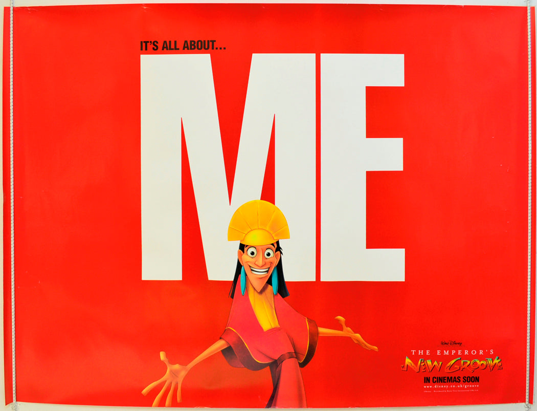 The Emperor's New Groove  (Red Teaser / Advance Version)   Original Quad Poster - Film Poster - Movie Poster  