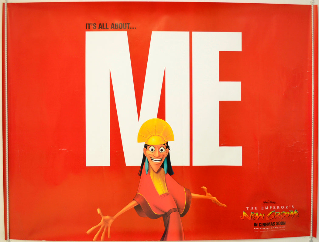 The Emperor's New Groove  (Red Teaser / Advance Version)  Original Quad Poster - Film Poster - Movie Poster 