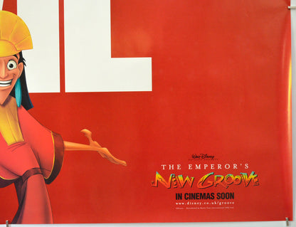 THE EMPEROR’S NEW GROOVE (Bottom Right) Cinema Quad Movie Poster 