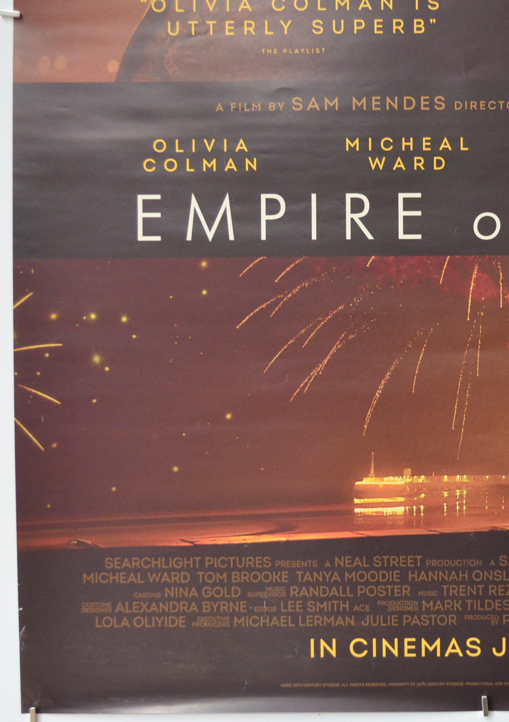 EMPIRE OF LIGHT (Bottom Left) Cinema One Sheet Movie Poster 