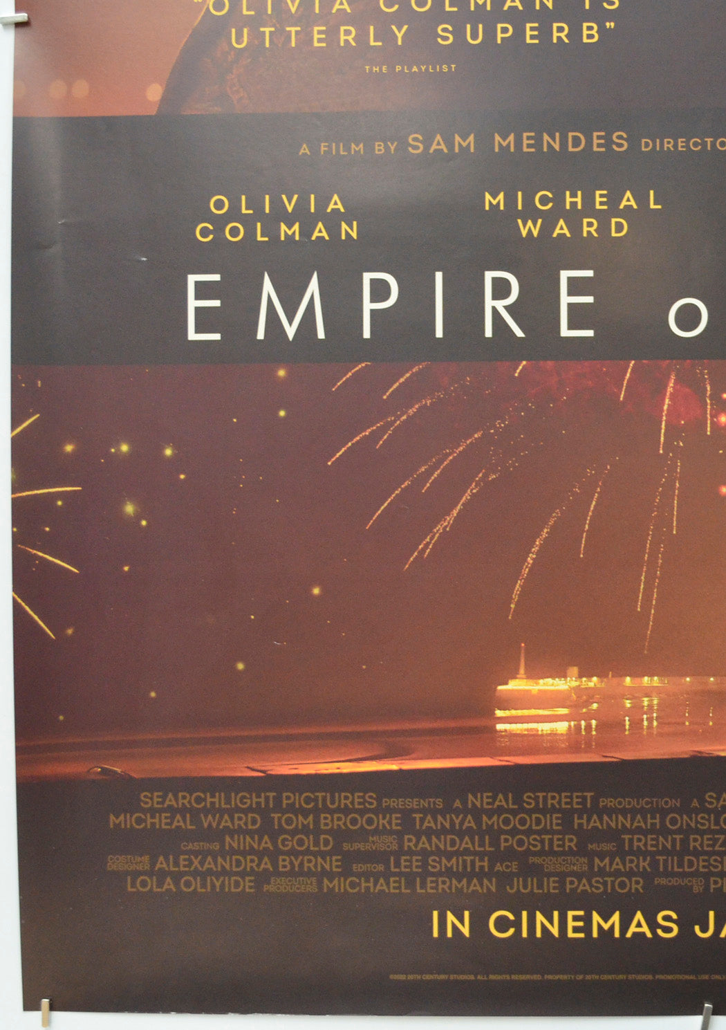 Empire Of Light (Bottom Left) Cinema One Sheet Movie Poster 