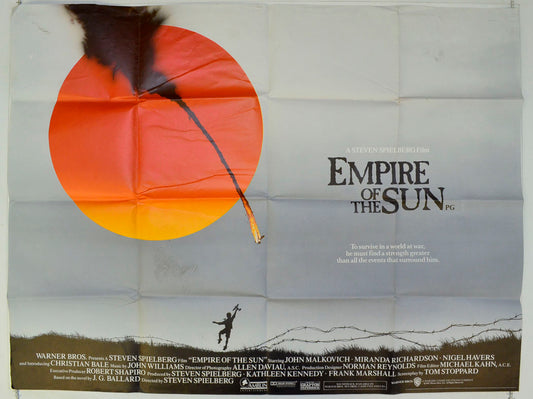 Empire Of The Sun Original British Quad Poster - Film Poster - Movie Poster 