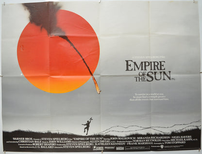 Empire Of The Sun Original Quad Poster - Film Poster - Movie Poster