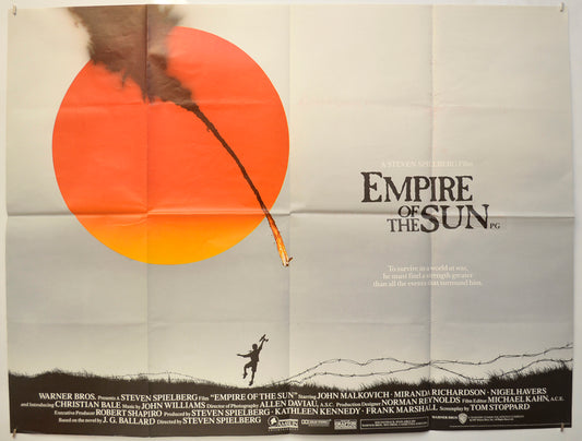 Empire Of The Sun  Original Quad Poster - Film Poster - Movie Poster